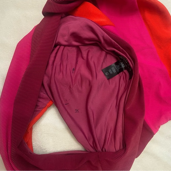 New! Beach Riot Joyce swimsuit be mine colorblock 3828 - Picture 5 of 8